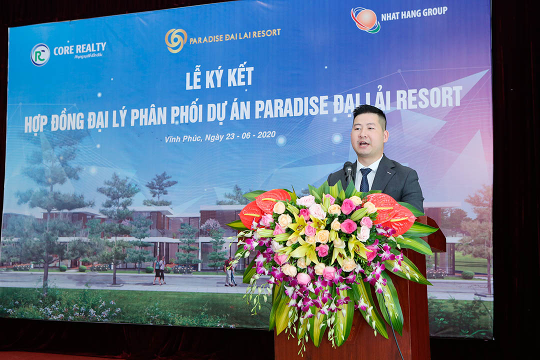 Ông Nguyễn Văn Dương - CEO Core Group phát biểu tại buổi lễ