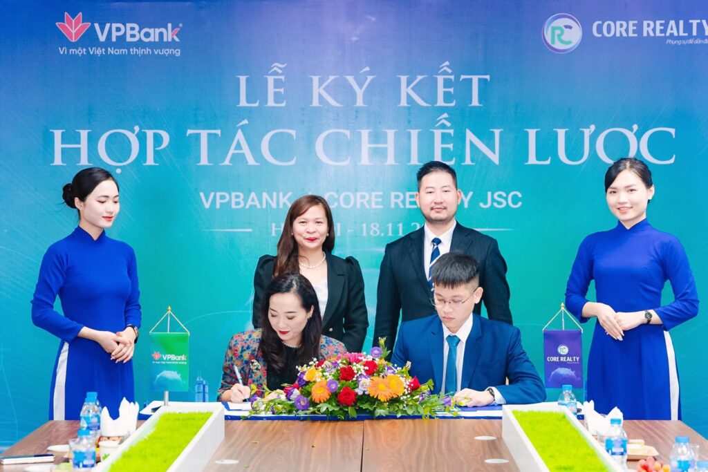 Core Realty cùng VPBank Ký kết hợp tác cùng phát triển