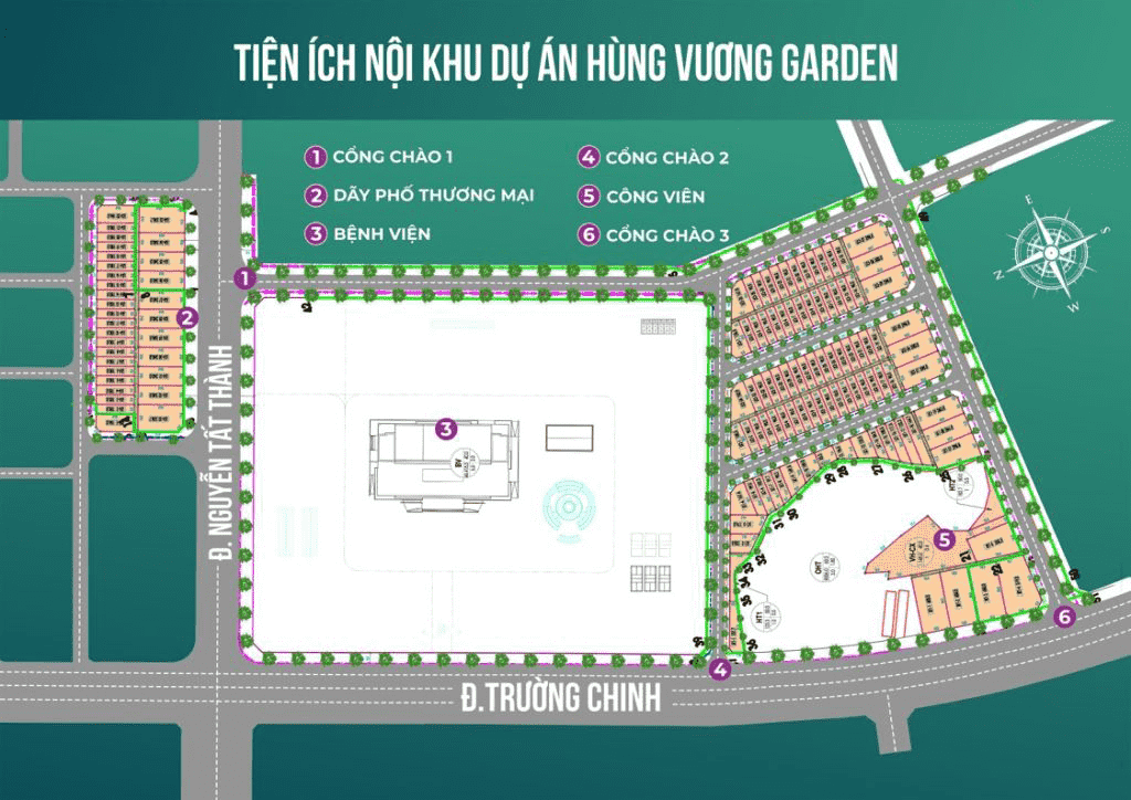 Tiện ích Khu đô thị Hùng Vương Garden Phú Thọ